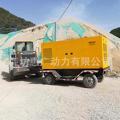 潍柴电力WPG450/T8拖车防雨电站450KVA移动式柴油发电机组
