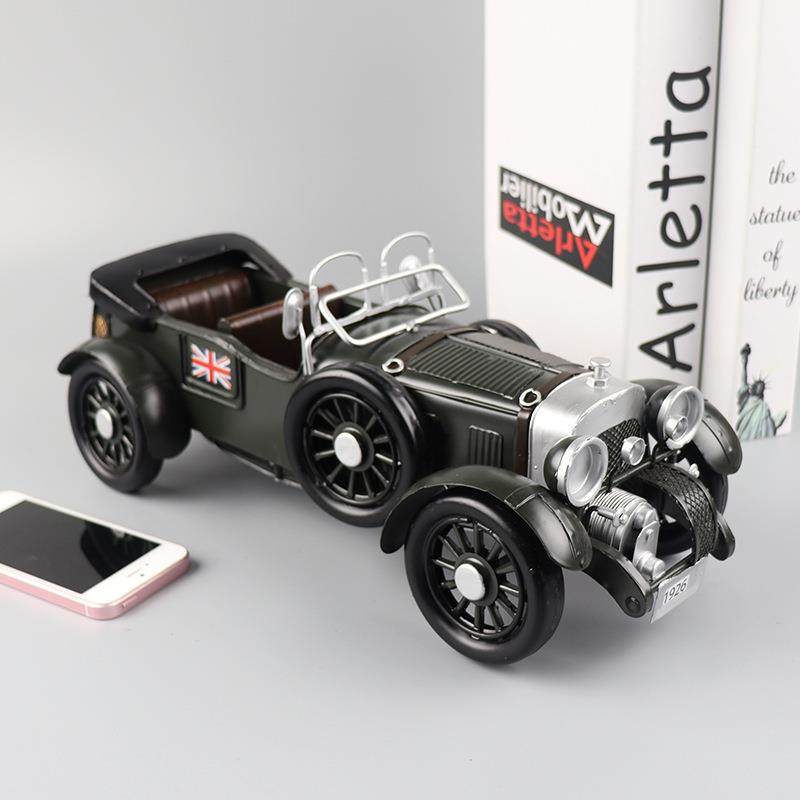 仿真宾利爬山虎敞篷跑车模型铁皮工艺品客厅橱窗怀旧收藏装饰摆件,收纳整理,烫衣板及配件,淘宝优惠券,粉丝福利购,淘宝优惠卷