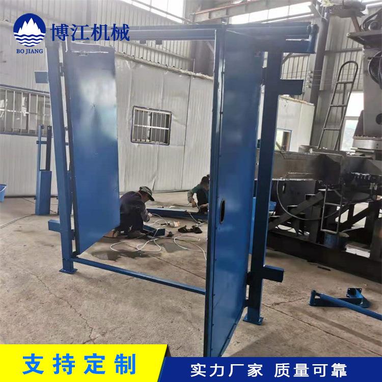 矿用门生产手动机械闭锁无压风门全百叶窗式平衡无压风门