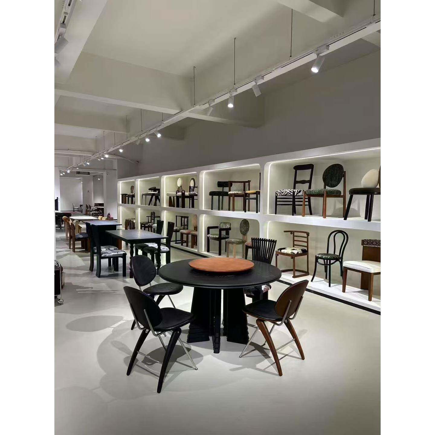 中古风餐椅家用餐桌椅设计师创意家具靠背凳子久坐感椅子