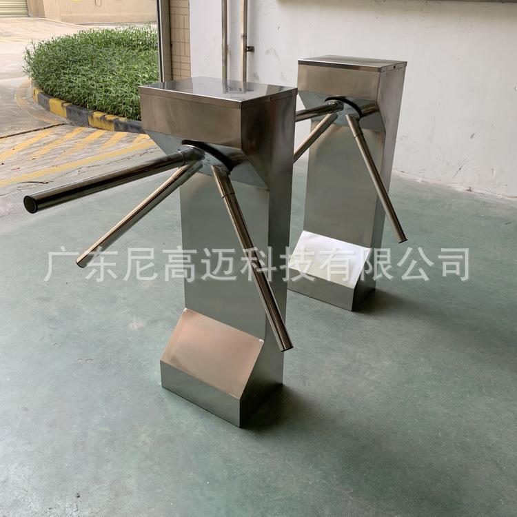 超市入口闸门成品防尾随立式三转闸单象手推栏杆自行车禁行器