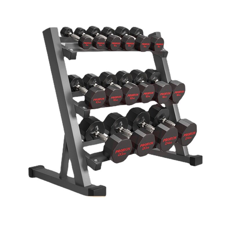 哑铃套装组合男士健身家用5-50公斤~包胶健身房健身器材家用组合