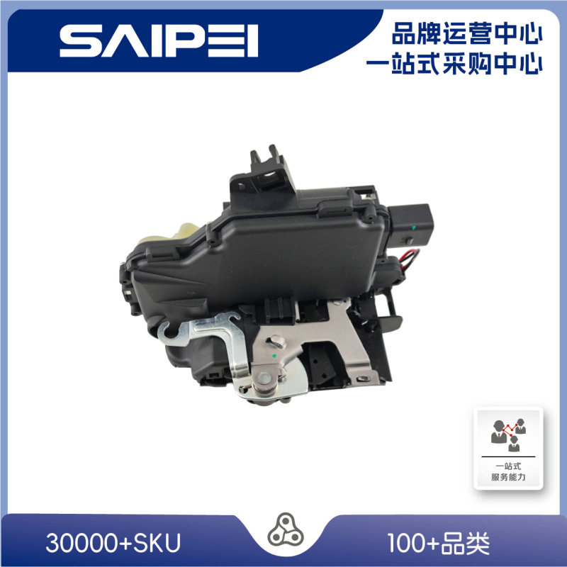 适用帕萨特3BD8390163B4839016M车门锁块后右/6pin/带安全锁