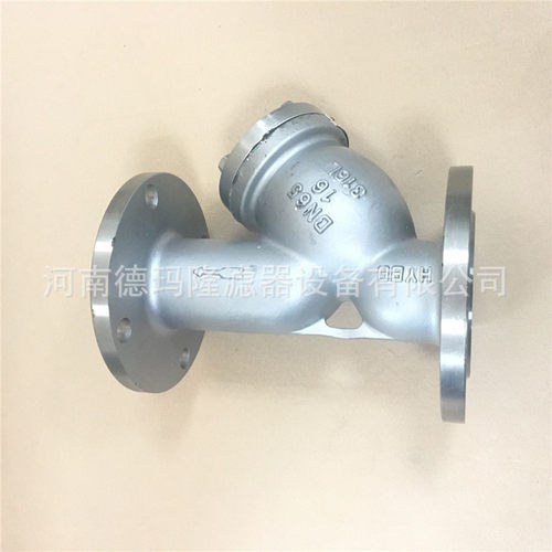 供应304不锈钢法兰连接Y型除污器DN65DN40DN50