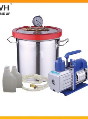真空桶/脱泡桶可配双级真空泵/直联多旋片式真空泵/小型真空泵