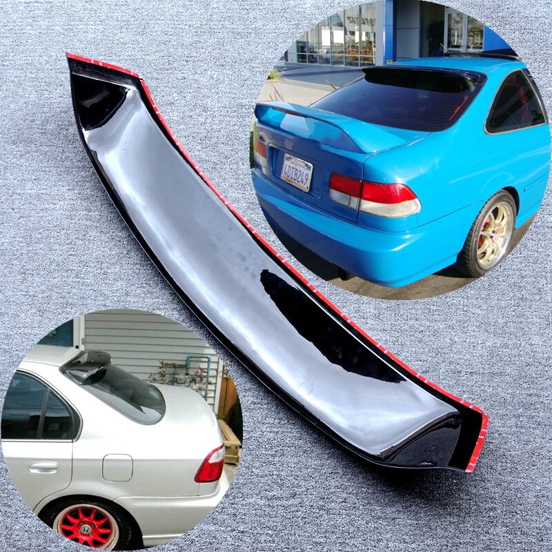 适用于1996-2000款思域civicEK3改装顶翼专用免打孔装饰扰流板