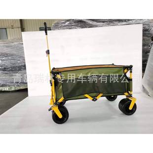 四面聚拢型大容量户外野营车露营车家用可折叠搬家买菜购物车