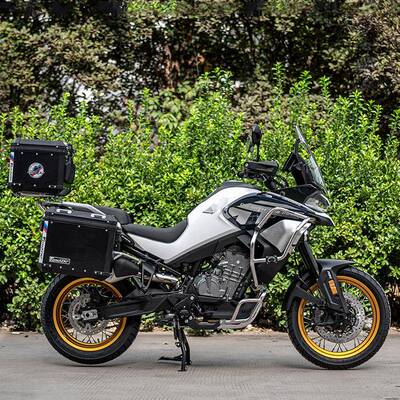 GSADV适用于春风800MT三箱边箱尾箱改装铝合金箱快拆配件摩托架子