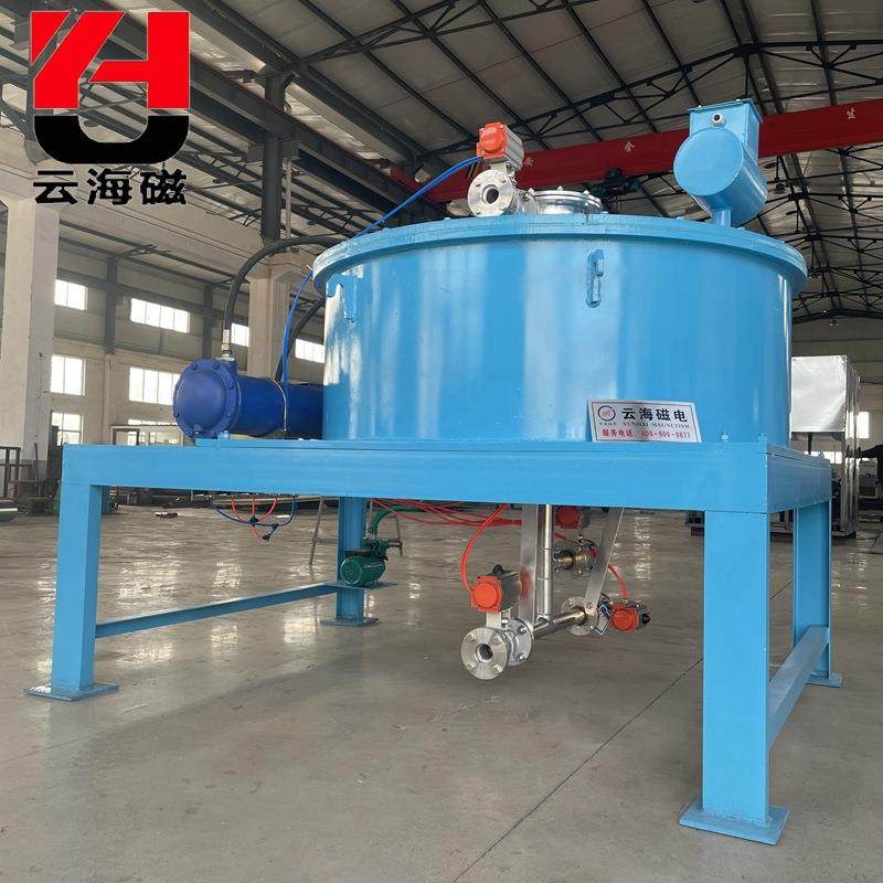 FD湿式电磁磁选机粉体除铁器湿式电磁干粉磁选机强磁磁选机