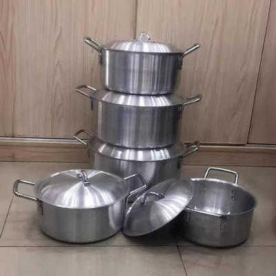 028L外贸套装Aluminum锅0285PCS大铝锅33CM36CM39CM42CM45