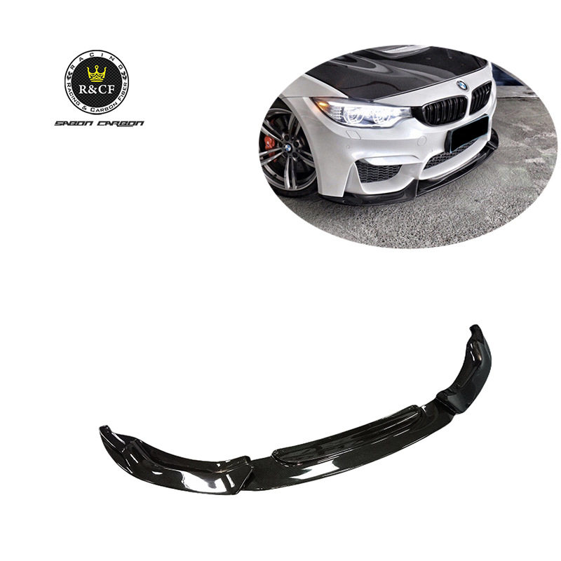适用于宝马BMW F80 M3 F82 M4 VA款碳纤维前唇前铲改装 14-21