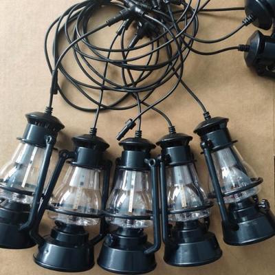 led灯太阳能灯串煤油灯民宿小马灯庭园户外装饰室外露营露营帐篷