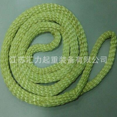 芳纶吊绳30t3.5m运输吊装绳35t6m.耐高温圆吊绳 阻燃吊绳