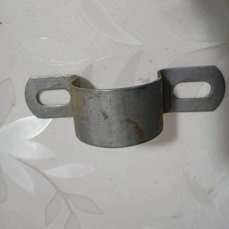 楼梯件,定型化墙扣弯头楼梯立杆卡扣铁件48管铁卡扣墙扣