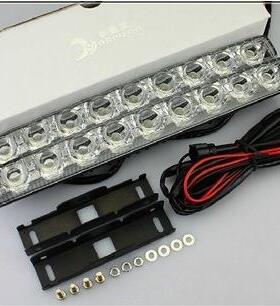 新品日行灯大功率9LED汽车日间行车灯远近光18LED一对价