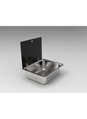 钢化玻璃罩不锈钢水槽房车游艇400*335*126毫米GR-609A