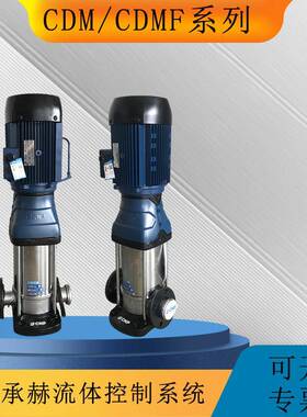 农田灌溉抽水稳压泵CDM10-13大流量立式不锈钢多级离心泵DN50口径