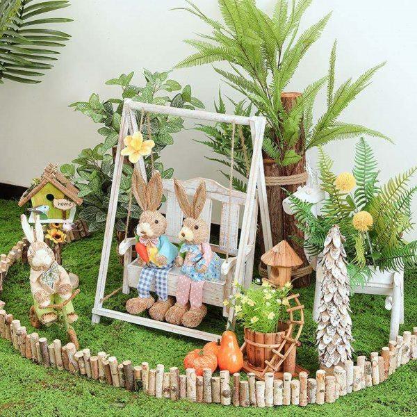 秋千花架空中吊饰幼儿园教室走廊装饰田园自然摆件环创材料壁饰,家居饰品,户外/庭院摆件,淘宝优惠券,粉丝福利购,淘宝优惠卷