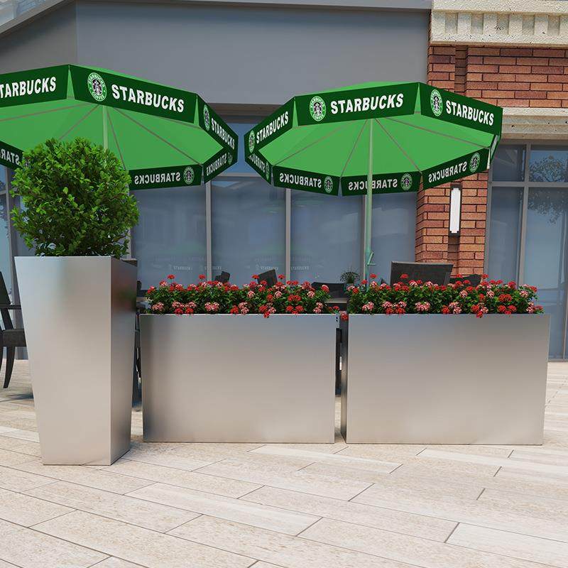 户外不锈钢花箱花盆园艺花槽售楼部商业街广场大型铁艺花坛花架,纺织面料/辅料/配套,纺织机械配件,淘宝优惠券,粉丝福利购,淘宝优惠卷