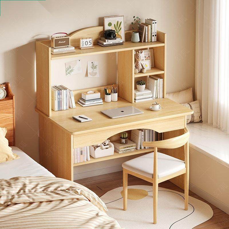 书桌书架组合一体电脑桌台式简约家用写字桌子卧室简易学生学习桌,纺织面料/辅料/配套,纺织机械配件,淘宝优惠券,粉丝福利购,淘宝优惠卷