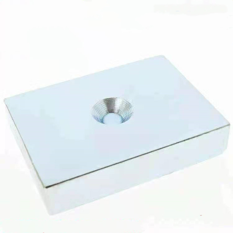 强磁铁80X60X17孔1 0MM钕铁硼强磁铁吸铁石 强磁铁 厂家批发