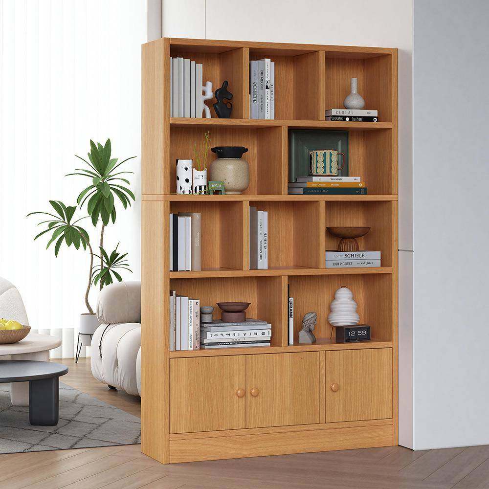 实木书柜客厅落地靠墙置物架简易收纳储物柜多层家用展示收纳书柜,收纳整理,烫衣板及配件,淘宝优惠券,粉丝福利购,淘宝优惠卷