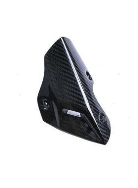 适用宝马BMWS1000R改装碳纤维外壳原厂排气管保护罩干碳