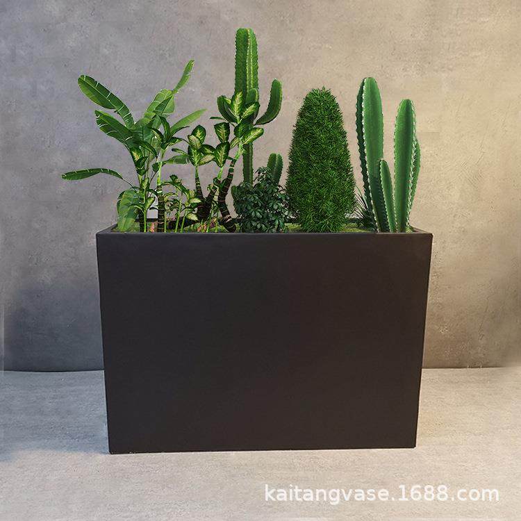 简约镁泥长方型花盆家居商场酒店花园市政花卉绿植花箱景观摆设,纺织面料/辅料/配套,纺织机械配件,淘宝优惠券,粉丝福利购,淘宝优惠卷