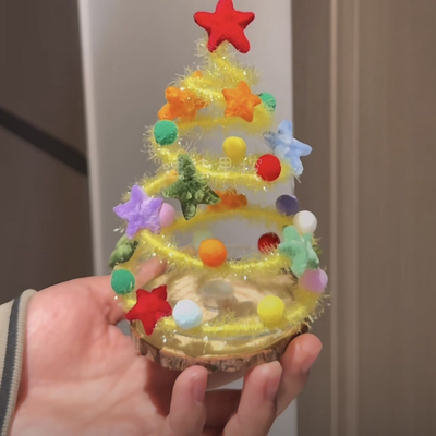 圣诞装饰品可旋转的星星桌面