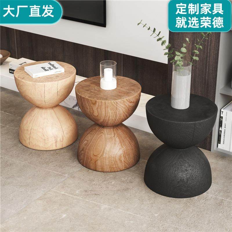 原木碳化茶几木墩花架民宿根雕底座实木凳子盆景架沙发旁边几摆件,纺织面料/辅料/配套,纺织机械配件,淘宝优惠券,粉丝福利购,淘宝优惠卷