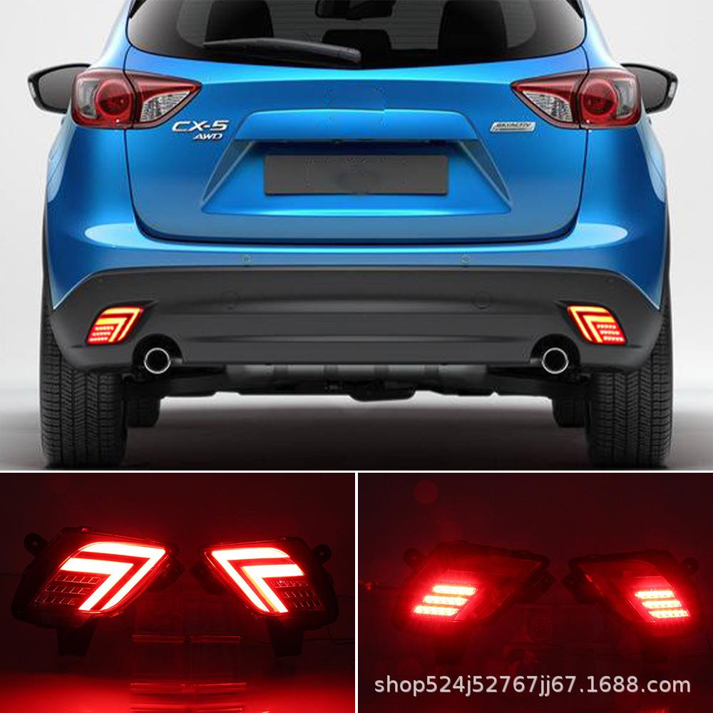 适用于马自达12-16款CX5后杠灯LED后刹车灯CX-5转向灯后雾灯