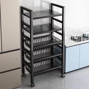 厨房菜篮子落地置物架多层储物蔬菜水果架子多功能放菜收纳架凌