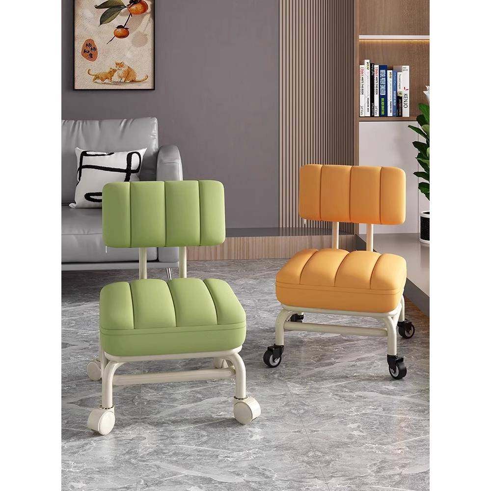 万向轮小凳子家用滑轮矮凳儿童学步凳客厅板凳网红带轮靠背小椅子,农用物资,其他肥料,淘宝优惠券,粉丝福利购,淘宝优惠卷