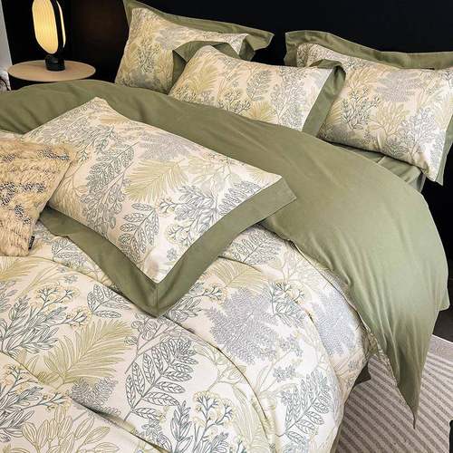 高端加厚磨毛秋冬四件套100支全棉纯棉床单被套美式保暖床上用品4