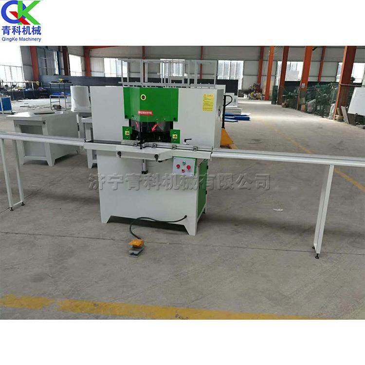 直销双头锯切角机铝合金门框切割机木质相框画框45度倒角机