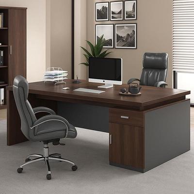 办公桌老板桌简约现代员工位书桌办公室桌椅组合单人职员电脑桌子