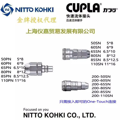 日东快速接头NITTO KOHKI日东工器快速接头 200-80SN SS SG