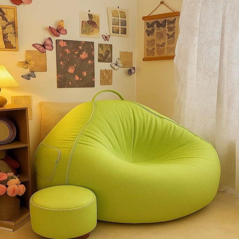 懒人沙发豆袋榻榻米单人阳台飘窗宿舍可躺可睡小户型沙发椅子