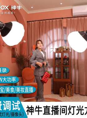 神牛SL150W ll二代直播补光灯led摄影棚常亮太阳灯网红主播美颜灯