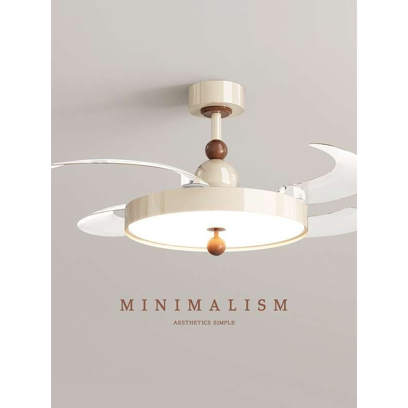 中古风扇灯法式奶油风卧室吊扇灯静音全光谱现代简约主卧餐厅灯具,电子元器件市场,其它元器件,淘宝优惠券,粉丝福利购,淘宝优惠卷