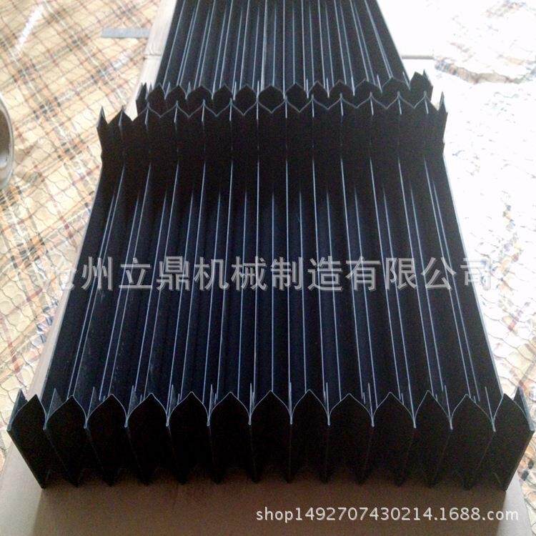 机床导轨伸缩风琴式防尘罩 耐高温 防火柔性风琴防护罩