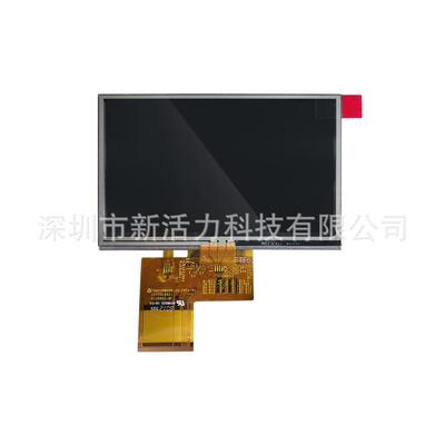 4.3寸40Pin 480*272分辨率TM043NBH08-10 电阻触摸液晶屏显示屏