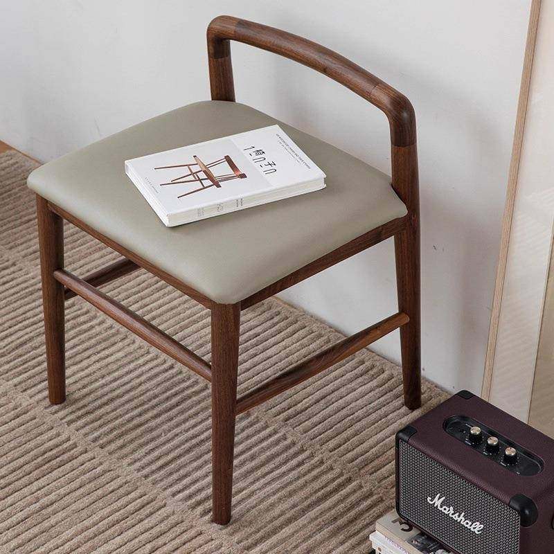 北美黑胡桃木梳妆凳北欧实木客厅家用实木软包坐垫化妆凳日式方凳,畜牧/养殖物资,畜牧/养殖器械,淘宝优惠券,粉丝福利购,淘宝优惠卷