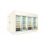 后补式 冷库后补式 玻璃门展示柜09HB冷藏步入室冷库冷冻展示冷库