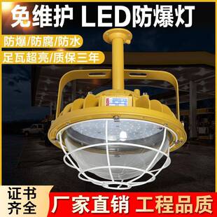 LED防爆灯50W100W150W200W化工厂车间应急照明灯防爆投光灯路灯
