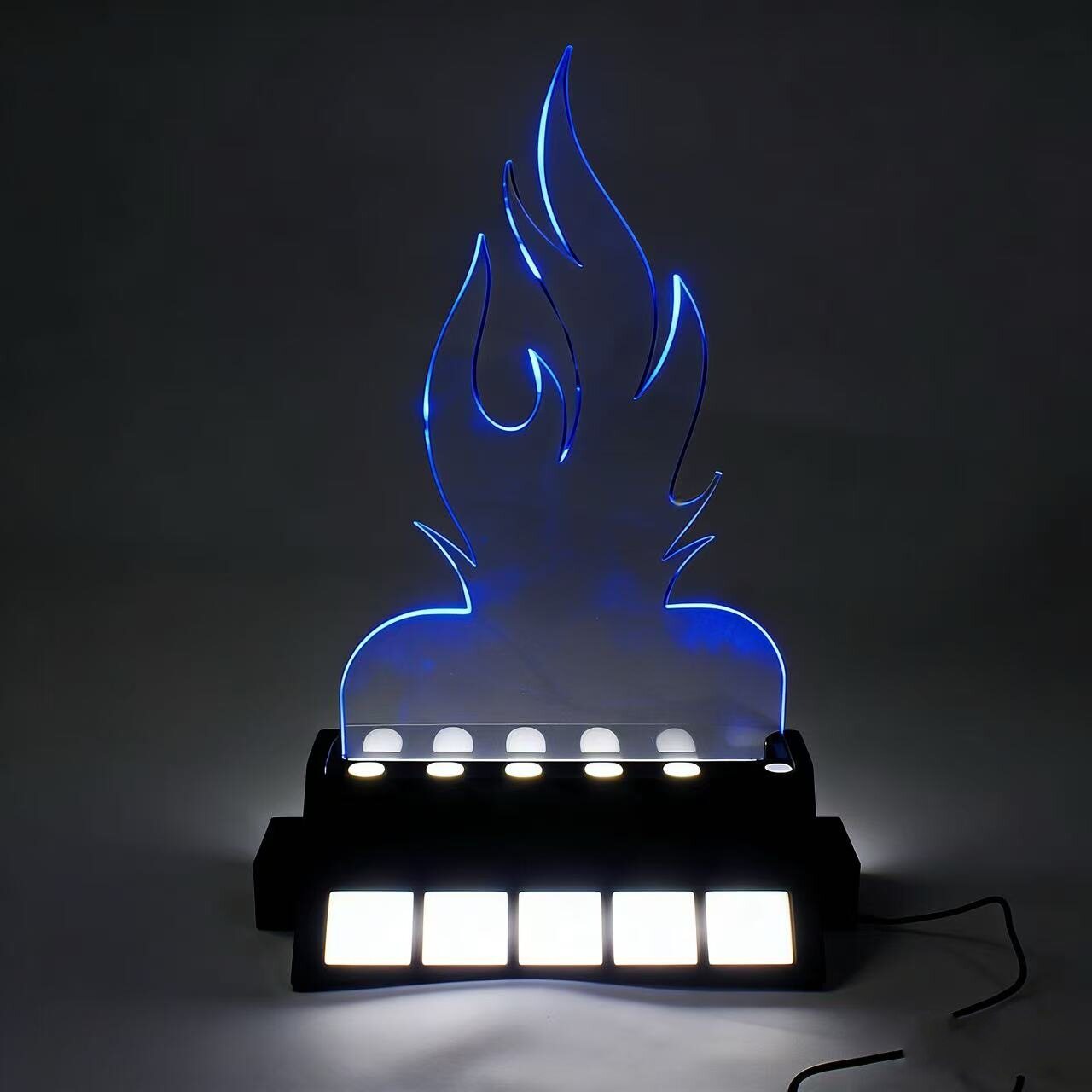 LED发光广告台卡定作 深圳有机玻璃广告牌定作工厂 充电式展架