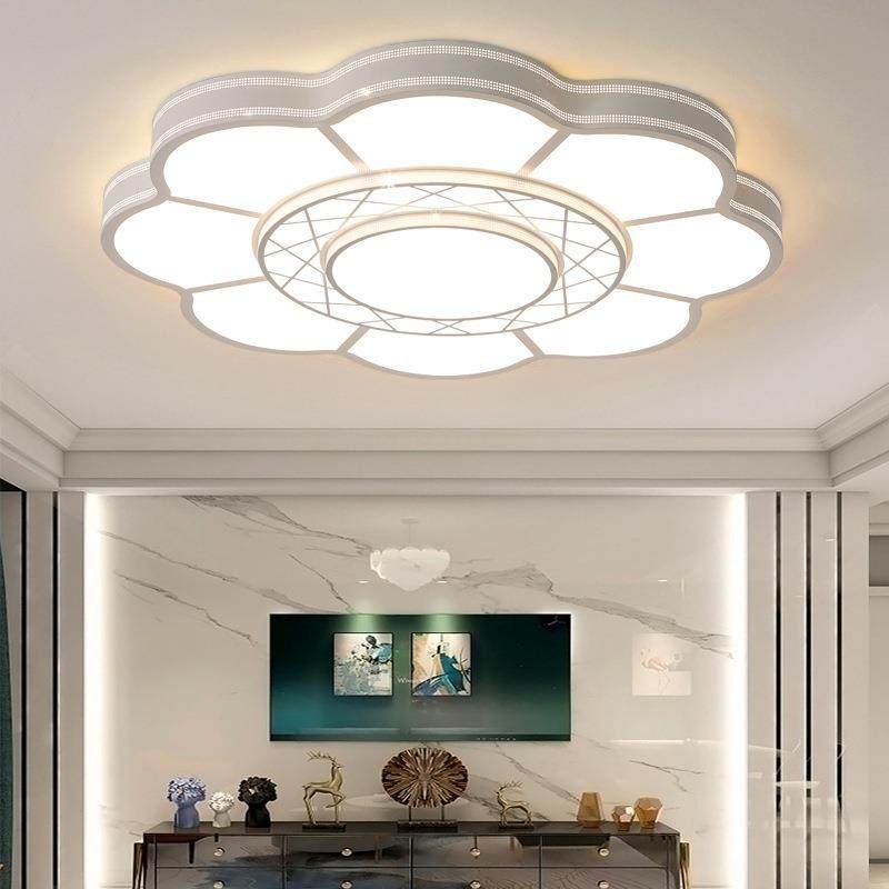 新款客厅灯大灯圆形轻奢灯具简约现代别墅主灯led吸顶大客厅灯