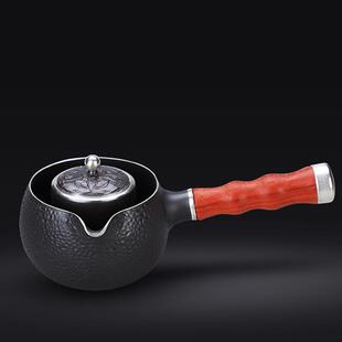 陶瓷侧把煮茶器明火炉电陶炉两用煮茶炉茶具养生壶分茶温茶器套装