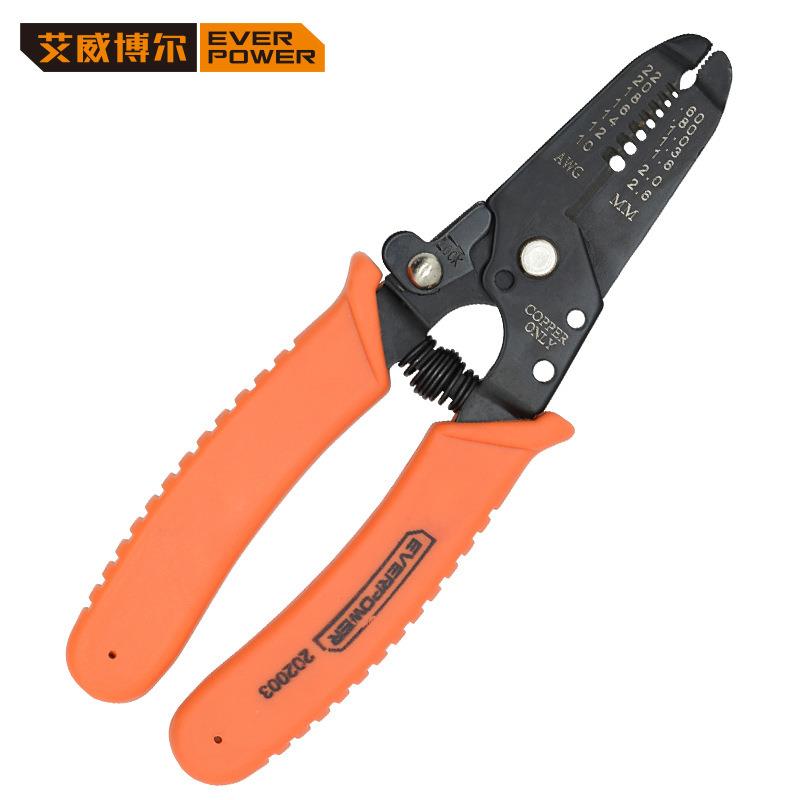 艾威博尔工业级多规格口径剥线钳剪线压线多功能室内检定工具图片