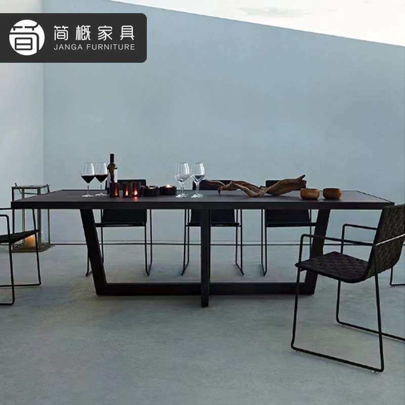 户外花园庭院桌椅组合别墅高端防雨防晒岩板餐桌阳台休闲藤编椅,电子元器件市场,其它元器件,淘宝优惠券,粉丝福利购,淘宝优惠卷